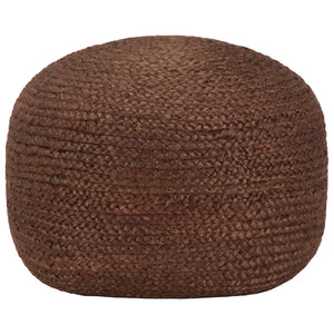 Pouf Lavorato a Mano 40x45 cm in Juta Marrone cod mxl 70856