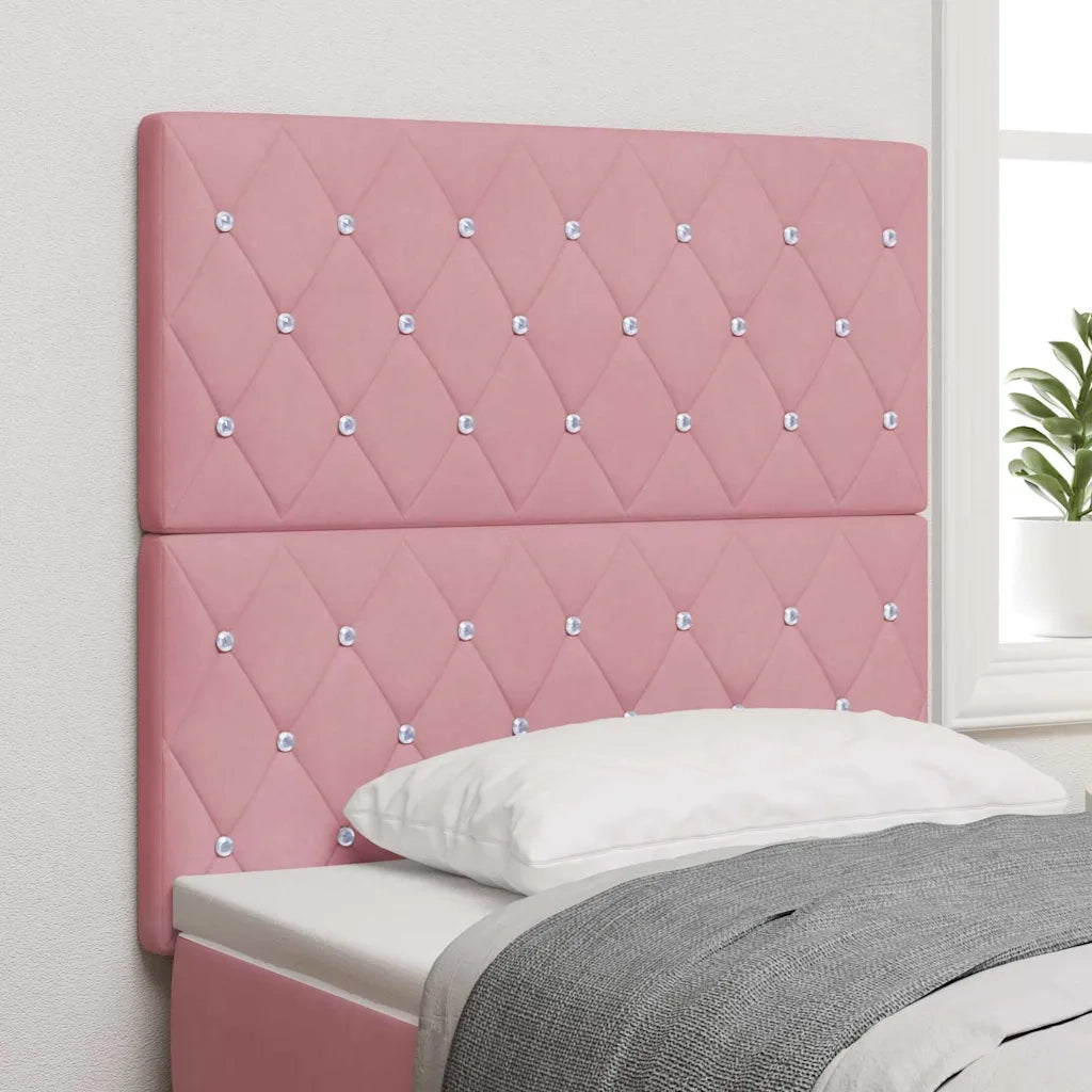Testiera Rosa 90 cm Velluto 3337751