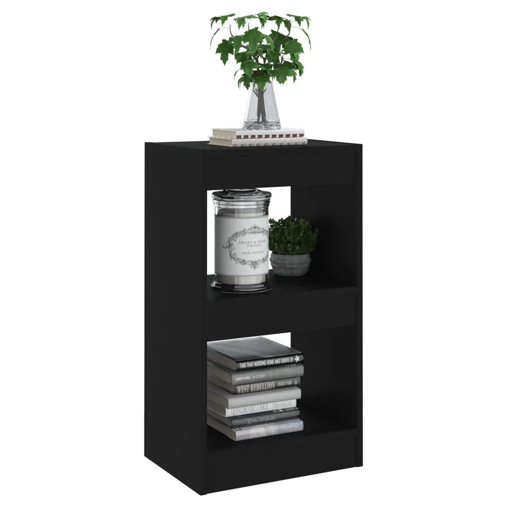 Libreria/Divisorio Nero 40x30x72 cm 811602
