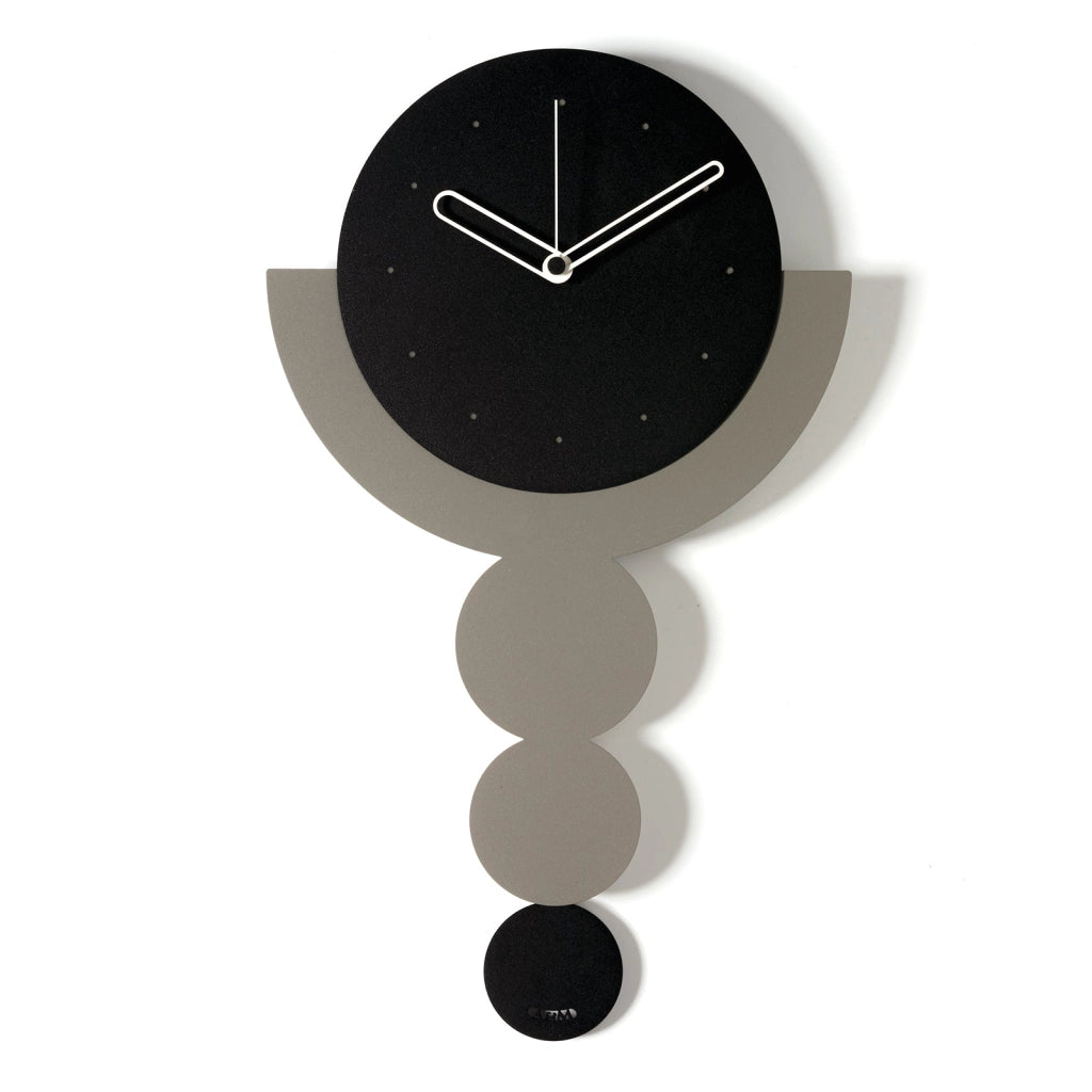 Orologio a pendolo Trilogy Nero,fango,nero