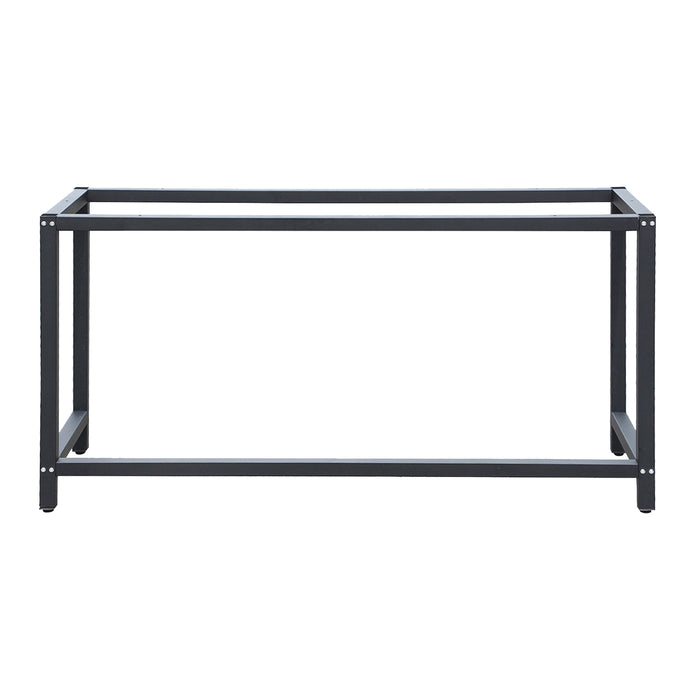 Telaio per banco da lavoro in acciaio, gambe per banco da lavoro; telaio per tavolo 50 x 150 x 80 cm