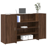 Banco Reception Rovere Marrone 180x50x103,5cm Legno Multistrato 3324175