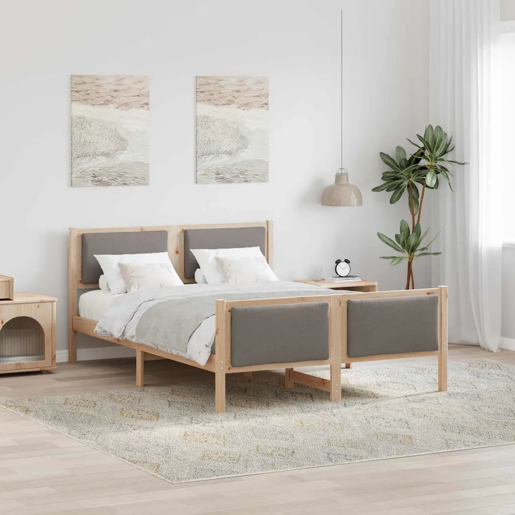 Struttura del letto con testiera Talpa 140 x 190 cm Tessuto 878337