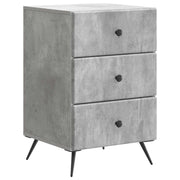 Armadio da Notte con cassetto Grigio Cemento 43 x 41 x 66,5 cm