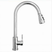 Trade Shop - Miscelatore Per Cucina Rubinetto Con Doccetta Estraibile Monocomando Cromato 79570 -