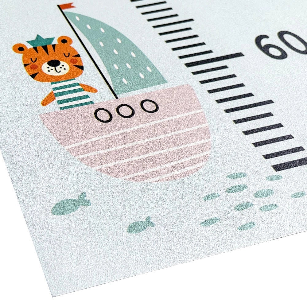 Metro Parete Misura Crescita Bambini in PVC 36x120 Cm Righello Grafico Altezza Muro Bimbi DIS_G