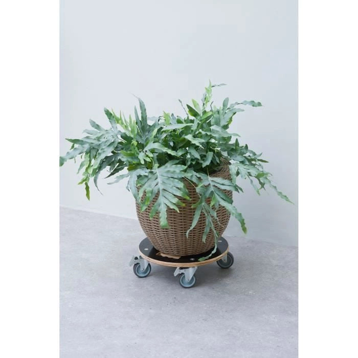Portapentole quadrato con ruote - NATURE - Legno FSC - Carico massimo 250 kg