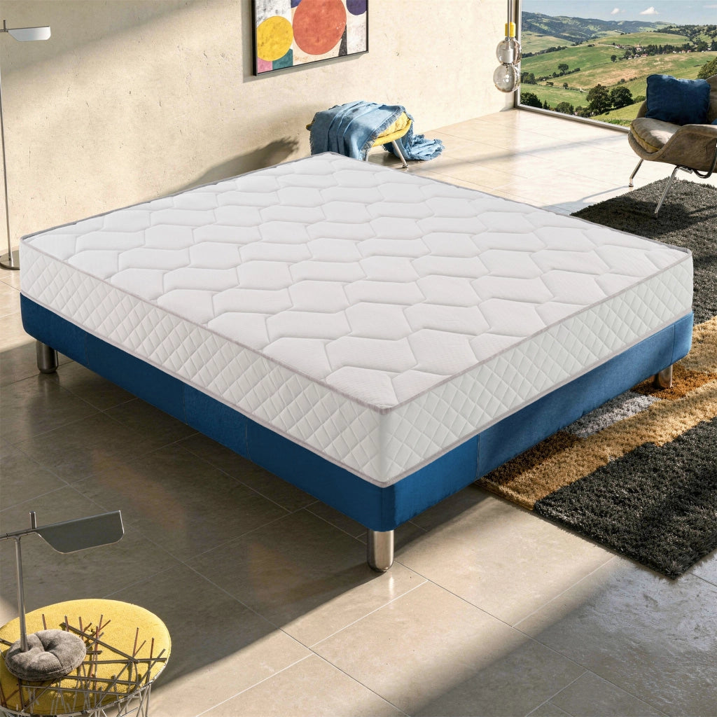 Materasso Piazza e Mezza 140x190 in Memory Foam, Altezza 30 cm, Alleviamento dei punti di pressione, Ortopedico e Indeformabile, ENEA