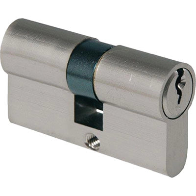 CILINDRO SAGOMATO 2300 IBFM - OTT.CROMO SATINATO CHIAVI 3 CAMMA DIN MM 70 35+35- 2 pezzi