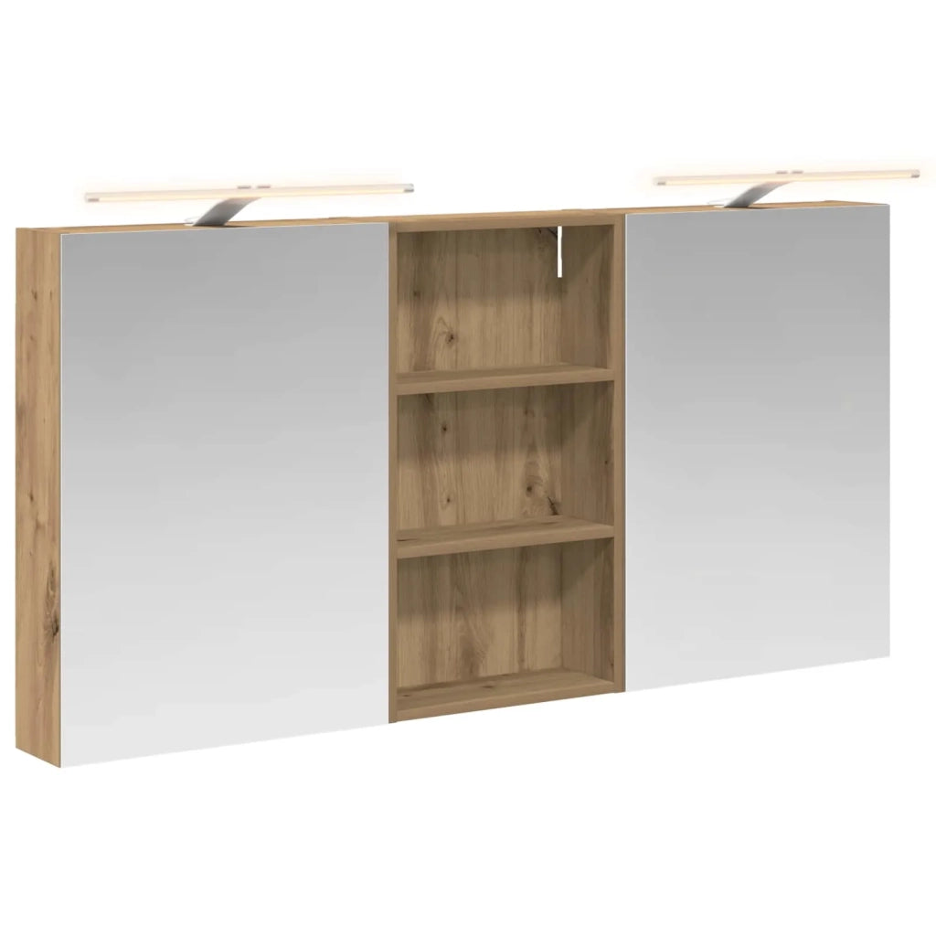 Set di Armadi da Bagno con lo scaffale 3 pcs 140 x 14,5 x 70 cm