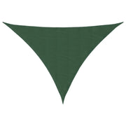 Parasole a Vela Oxford Triangolare 4x5x5 m Verde Scuro