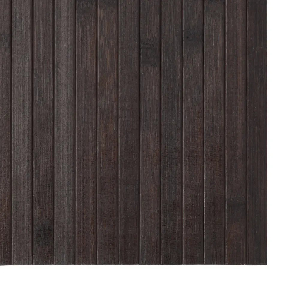 Tappeto Rettangolare Marrone Scuro 70x100 cm in BambÃ¹