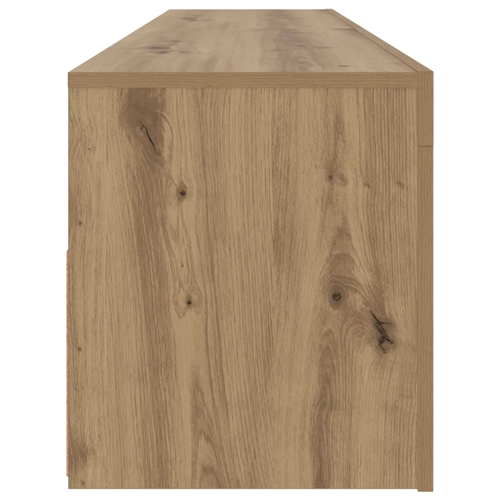 Mobile Porta TV con LED Artigianale 120x35x40 cm Multistrato 856314