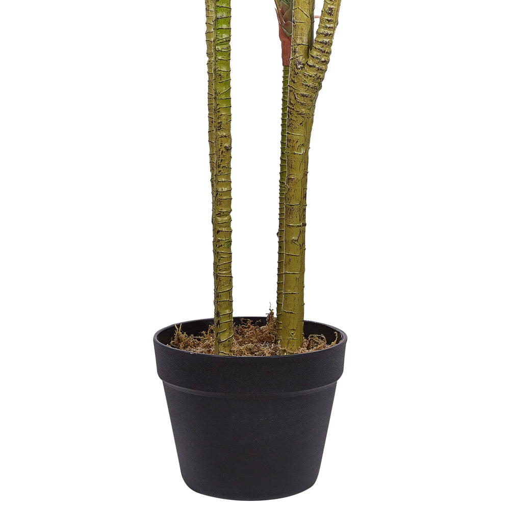 Dracaena artificiale in vaso in materiale sintetico verde 147 cm Accessorio decorativo per interni