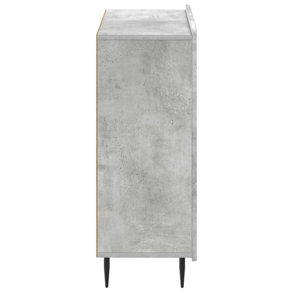Mobiletto da Bagno ZWOLLE Grigio Cemento 59,5 x 31 x 79,5 cm 896398