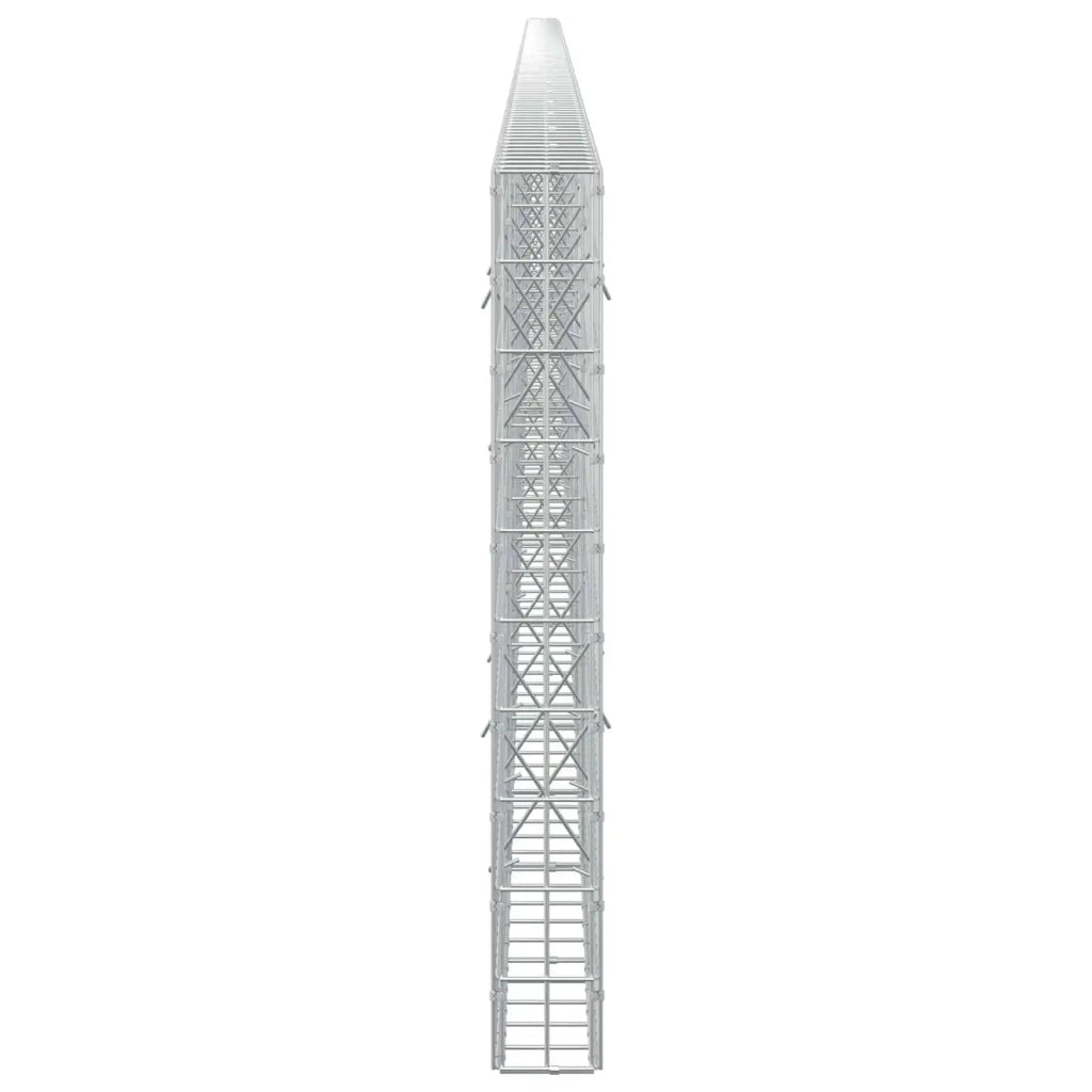 Gabione con Filo da 3,5 mm e Rete da 5x10 cm 1100x10x100 cm 3462544