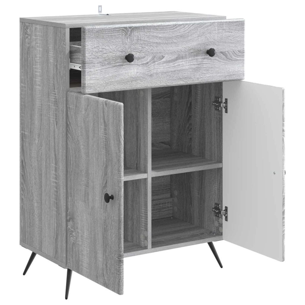 Credenza Grigio Sonoma 66 x 34,5 x 90 cm Legno ingegnerizzato 895561