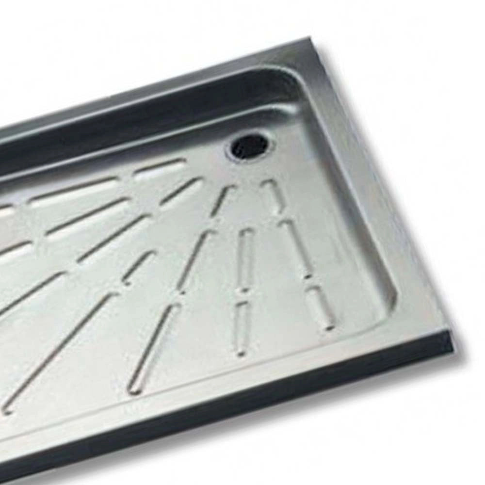 Piatto doccia inox 90x90