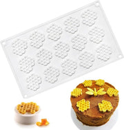 Decorazione per torta in silicone con forma di api, malta 15, forma di cake, decorazione per torta al cioccolato