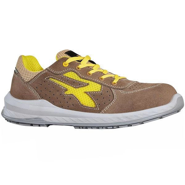 U-Power Scarpe Reflex Marrone Giallo Basse Numero 39 S1P