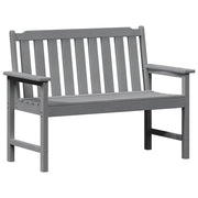 Panchina da Giardino | Panca da Giardino Grigio chiaro 120 x 59 x 88 cm HDPE