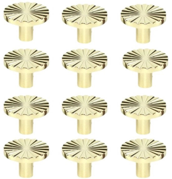 12 maniglioni per cassetti con viti regolabili, maniglioni per cassetti in stile retro a forma rotonda e maniglioni per porte, maniglioni per cassetti con foro singolo, adatti per mobili.