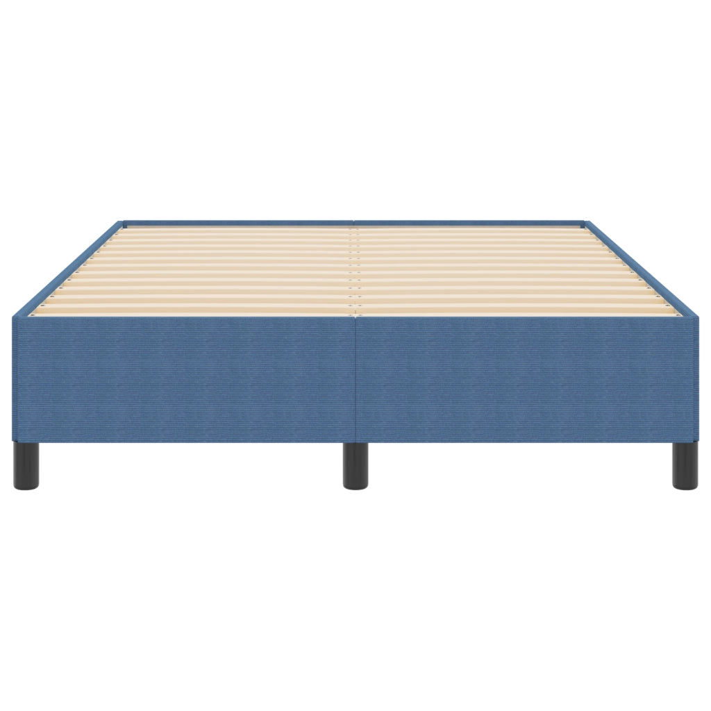 Struttura letto  Blu 140x200 cm in tessuto corduroy