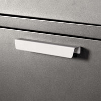 Cassetta postale per pacchi grigia 50x37x112cm Portapacchi con serratura