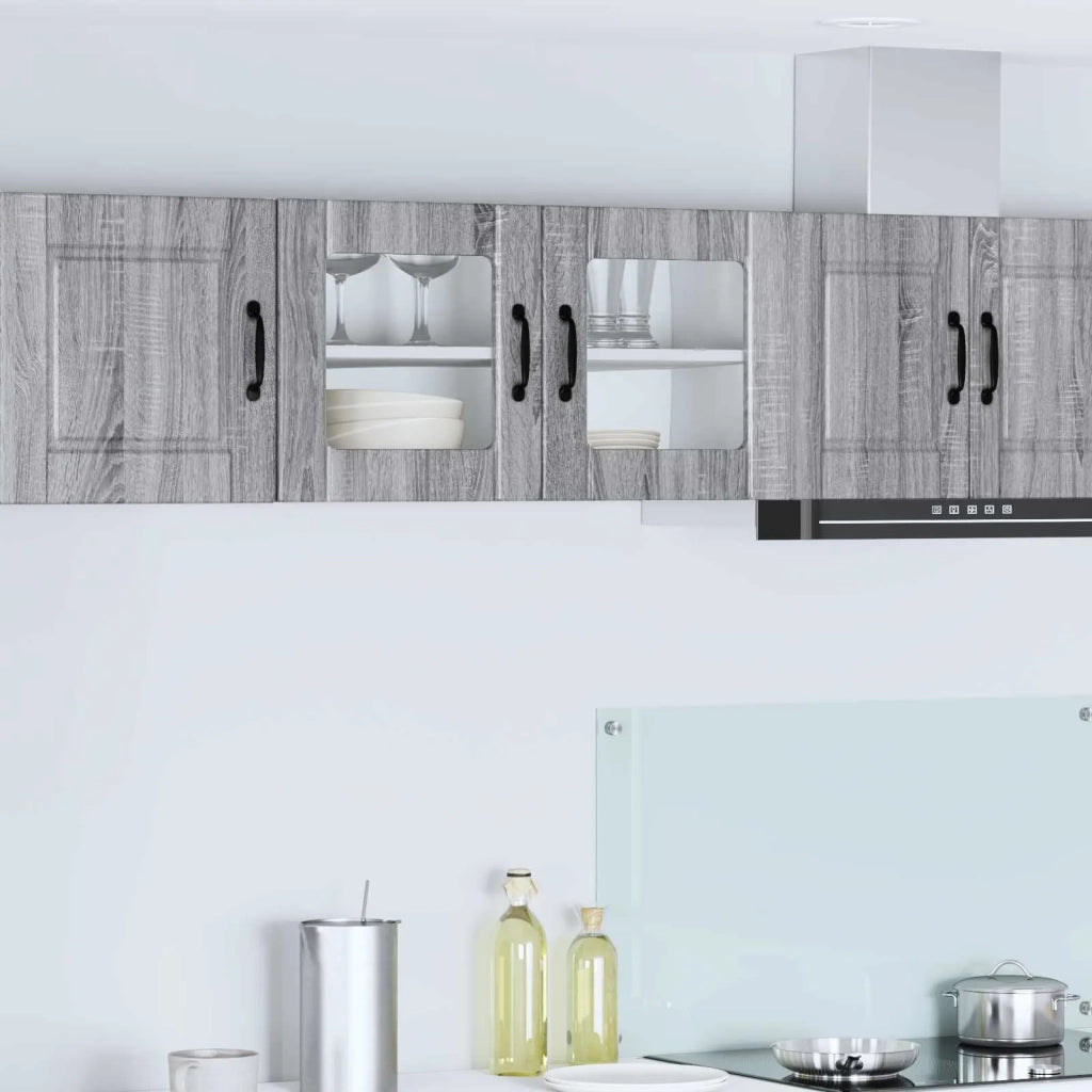 Mobile da cucina con lo scaffale-Armadio da cucina Grigio Sonoma 80 x 31 x 40 cm 908218