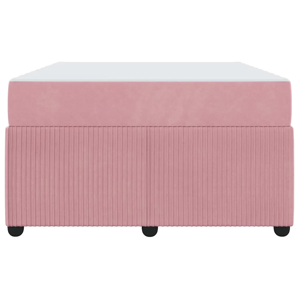 Struttura del letto con materasso-Giroletto Rosa 120 x 200 cm Tessuto