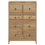 Cassettiera 55x30x90 cm in Legno Massello di Teak 340740