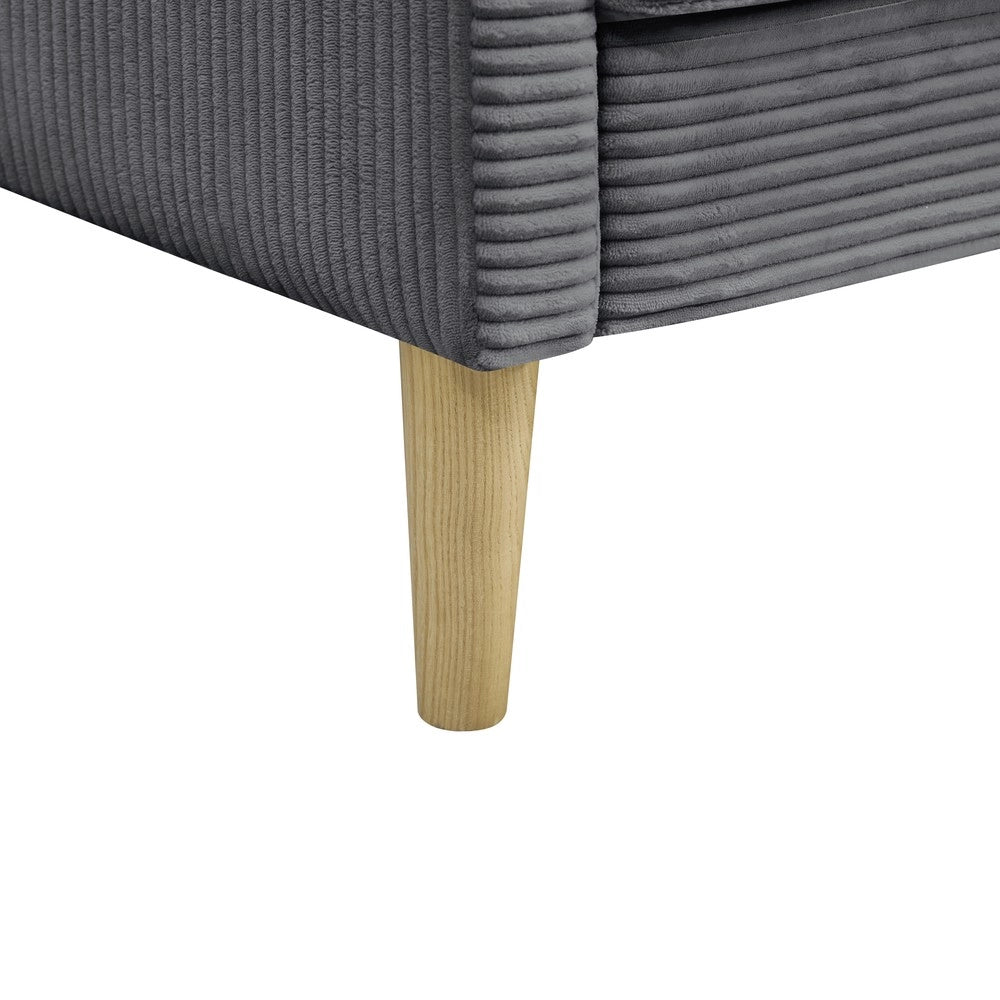 Divano 2 posti in tessuto con cuscini imbottiti ¨C Minimal ¨C 90x160x85