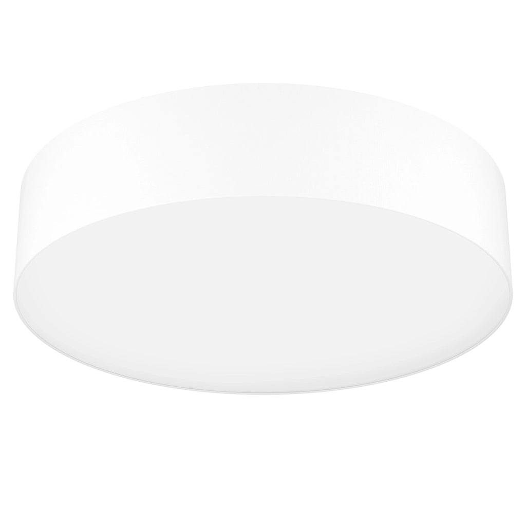 Plafoniera Moderna Romao-Z Acciaio Bianco Luce Led 35W Ip20
