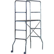 TRABATTELLO TRIO MARCHETTI  ACCIAIO ZINCATO CM 130X60 H.CM 118/188