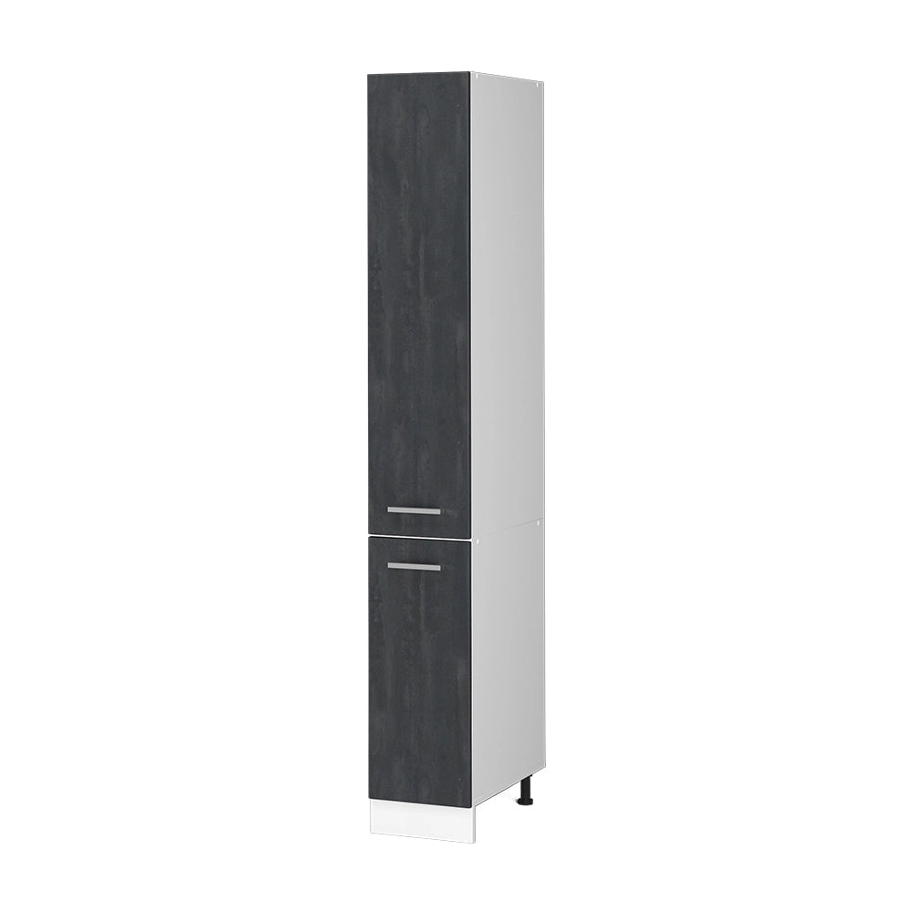 Vicco Frontale cucina Calcestruzzo nero 29.6 x 196 cm frontale del mobile per mobile alto estraibile