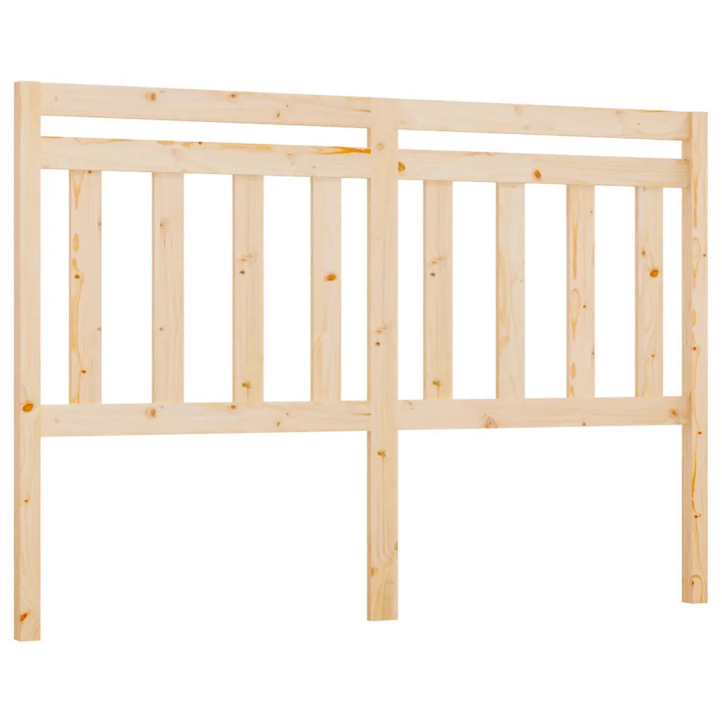 Testiera per Letto 156x4x100 cm in Legno Massello di Pino 814099