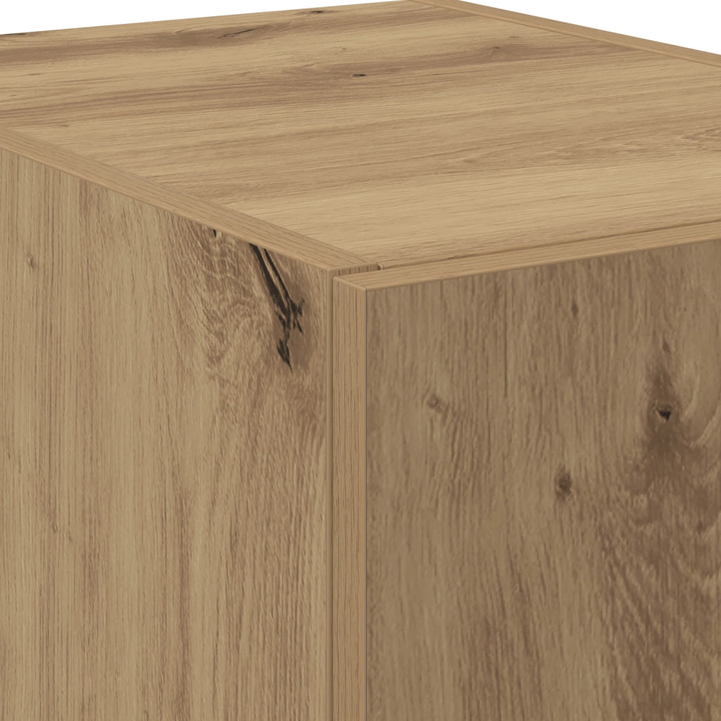 Buffet Highboard Quercia Artigianale 40x42.5x185 cm Legno Ingegnerizzato