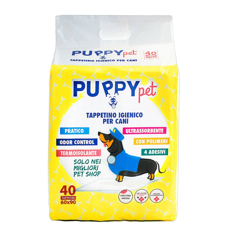 TAPPETINO PUPPY PET MONOUSO CM.60X90 PZ.40- 1,0 confezione