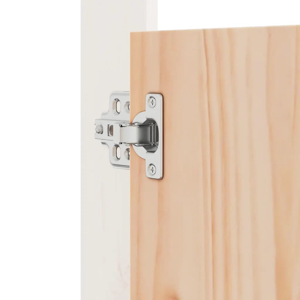 Ante da Cucina da Esterno MEPPEL Bianche 50x9x82 cm Legno Massello di Pino 832359