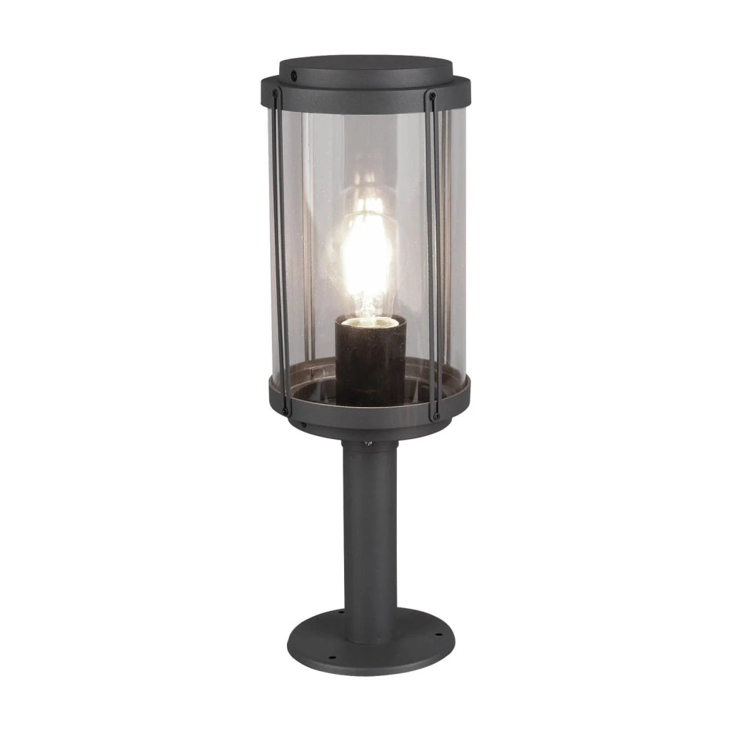 LÚZETE - LANTERNA ESTERNA 40 CM E27 IP44 ANTRACITE TRILLIUM