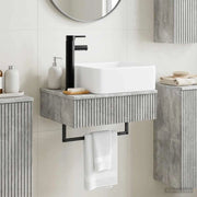 Lavabo da Parete Grigio Cemento 50 x 41 x 39 cm 890191