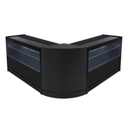 Set Banconi Nero Selene LED C1200 CM60 con Serratura e Vetrina Espositiva
