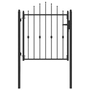 Cancello per recinzione HORST 100 x 100 cm Metallo Nero CFW9897633