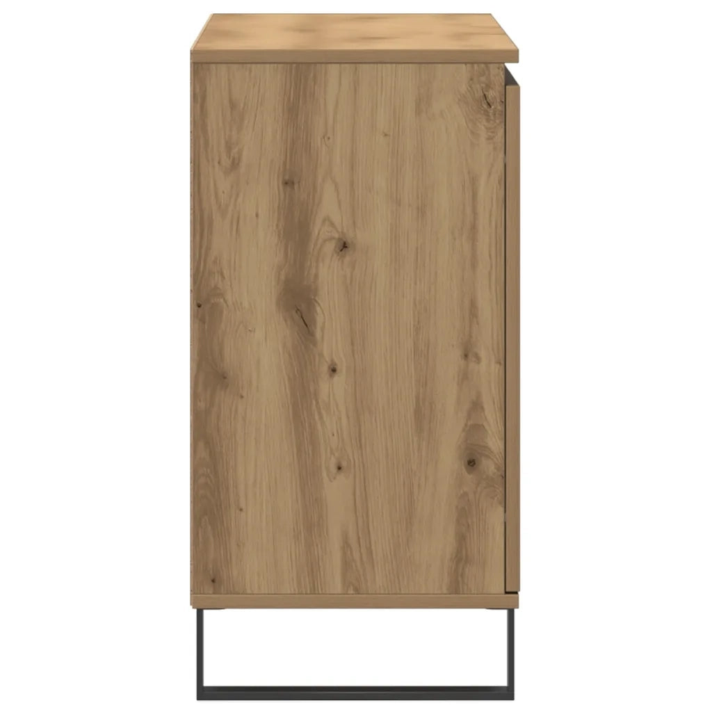Credenza Rovere Artigianale 104x35x70 cm in Legno Multistrato
