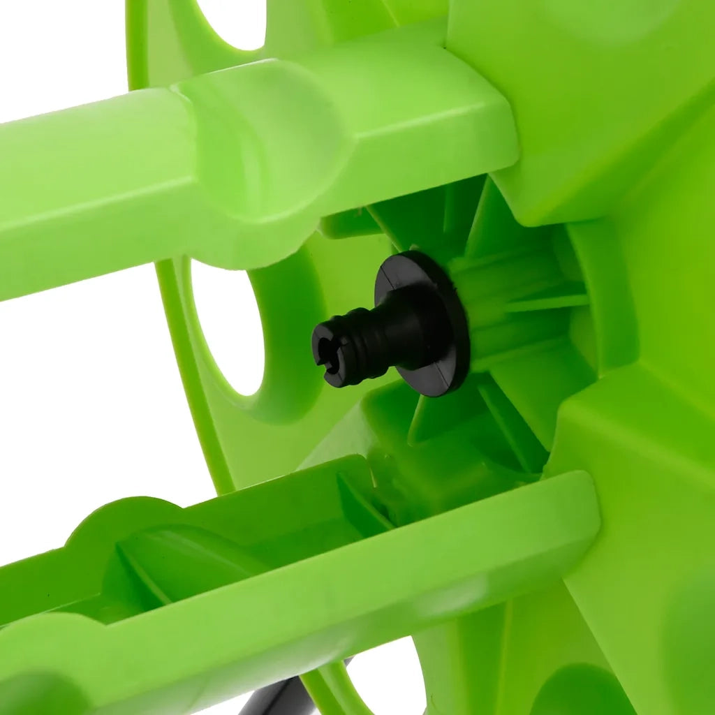 Carrello Avvolgitubo Verde Tubo Flessibile 60 m 1/2" in Acciaio 4006169