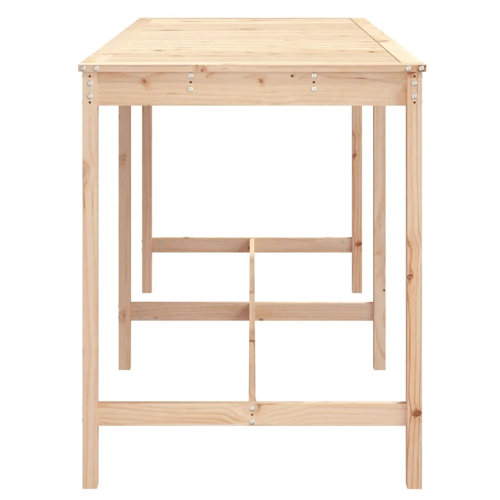 Tavolo da Giardino 203,5x90x110 cm in Legno Massello di Pino 824102