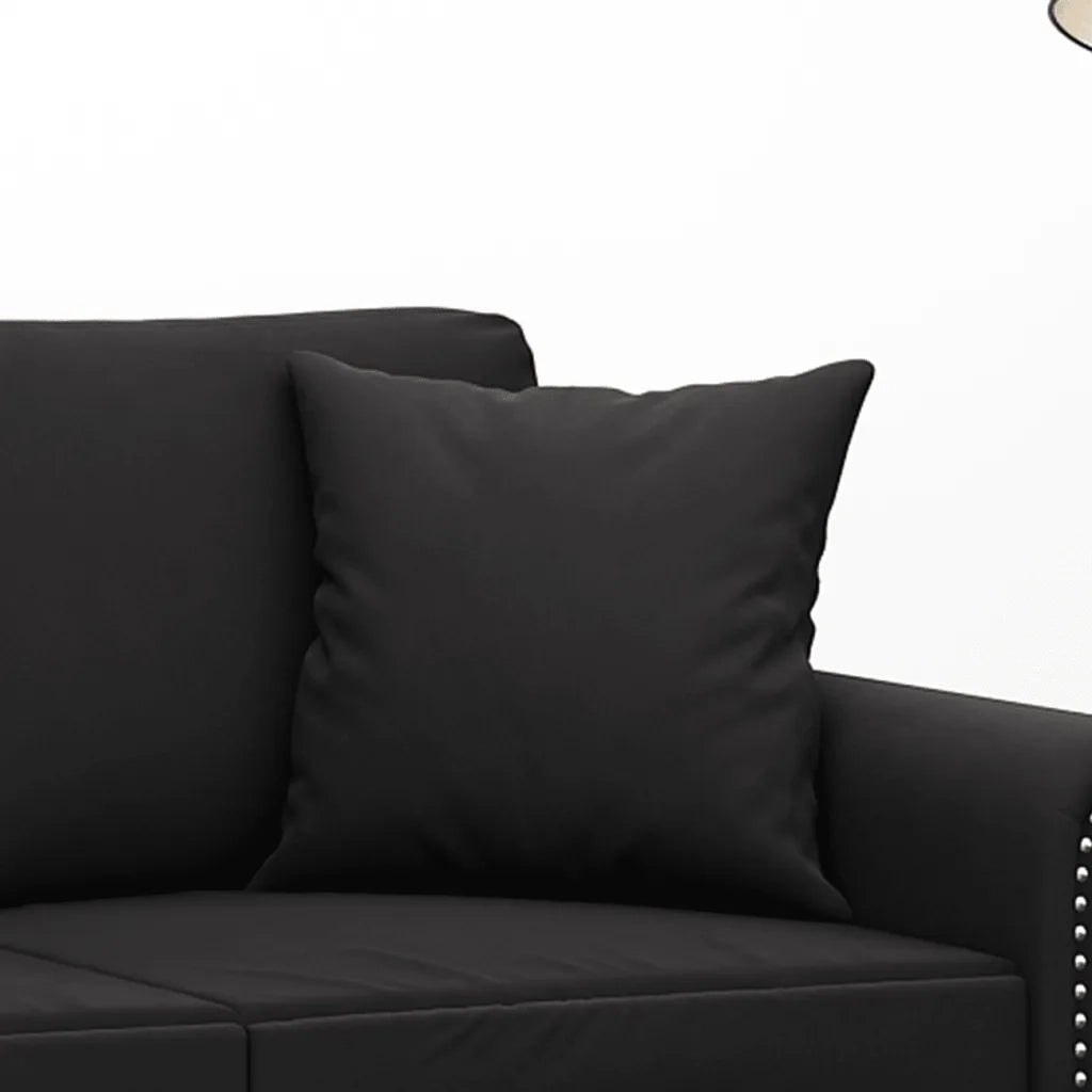 Cuscini Decorativi 2 pz Nero 40x40 cm in Velluto CFW1660639