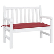 Cuscino per Panca Rosso Vino 100x50x7 cm in Tessuto Oxford 361573