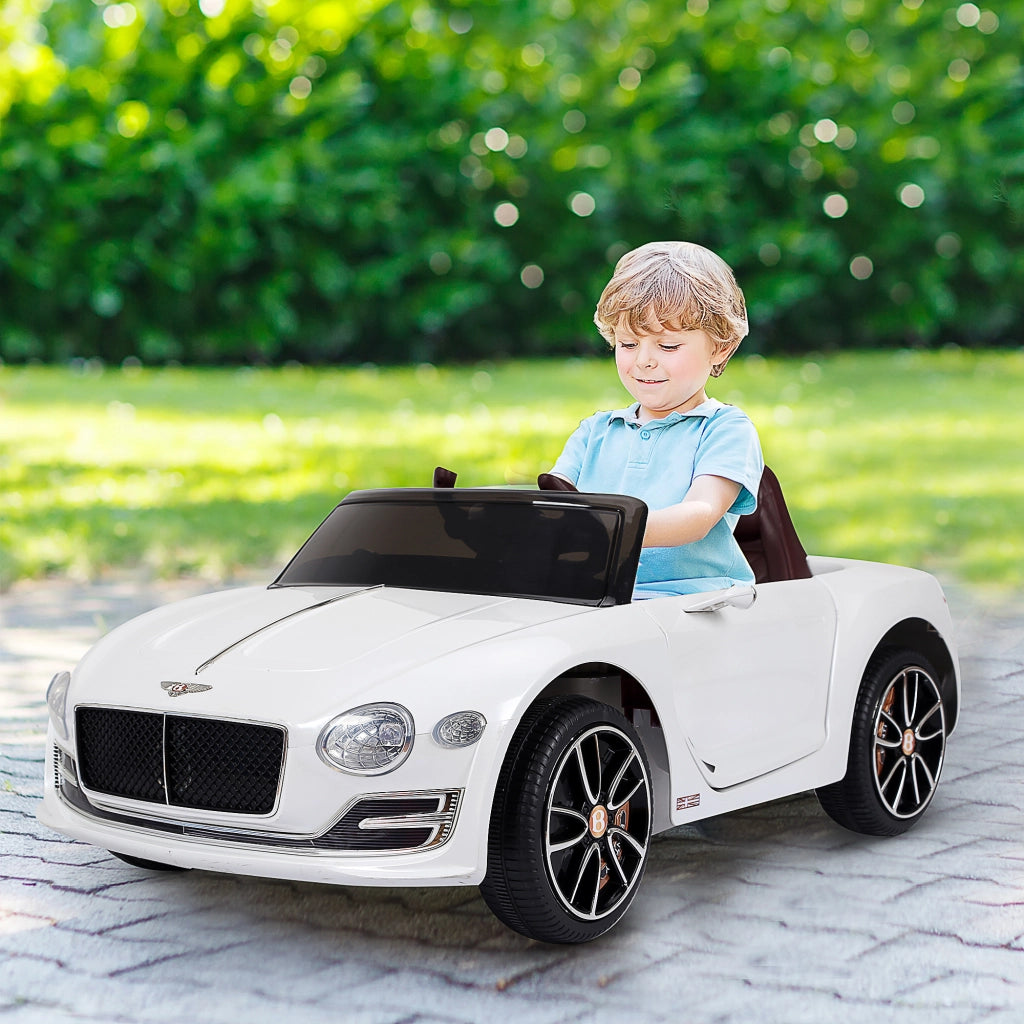 Auto Elettrica per Bambini Bentley GT ¨C Minimal ¨C Bianco 108x60x43 cm