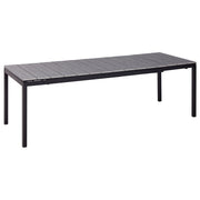 Tavolo da giardino allungabile alluminio grigio 198/248 x 90 cm Mobili da giardino per esterni in stile moderno